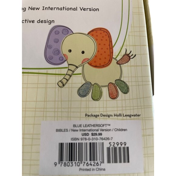 Zonderkidz NIV Childrens Holy Bible Leathersoft Blue Read - Picture 10 of 11